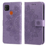 7-petal Flowers Embossing Pattern Horizontal Flip PU Leather Case with Holder & Card Slots & Wallet & Photo Frame, For Xiaomi Redmi 9C, For Xiaomi Redmi 9A, For Xiaomi Redmi K40/K40 Pro/Poco F3/ Mi 11i